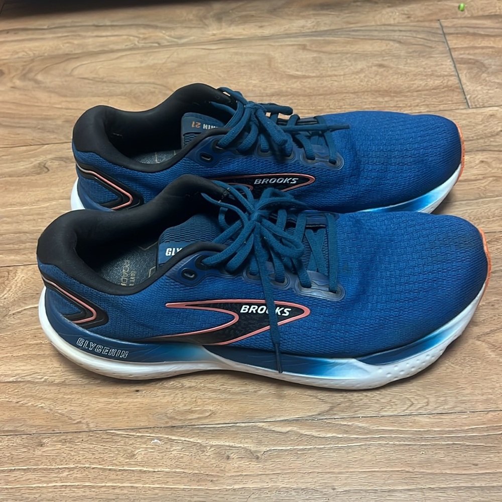 Brooks Glycerin 21 Cushioning Running Shoes - Navy Blue - Picture 2 of 8